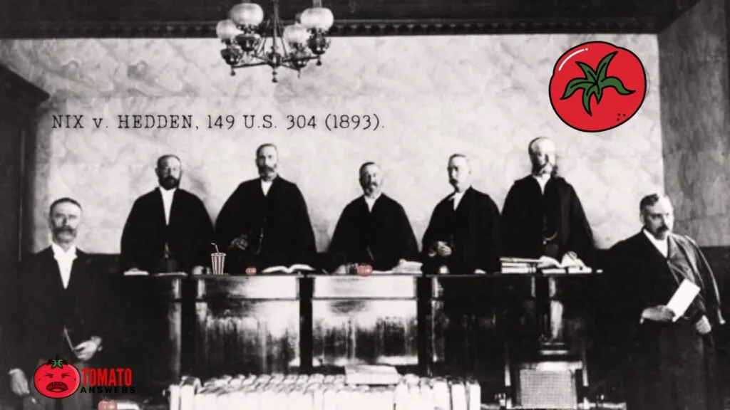 1893 Supreme Court case Nix v. Hedden