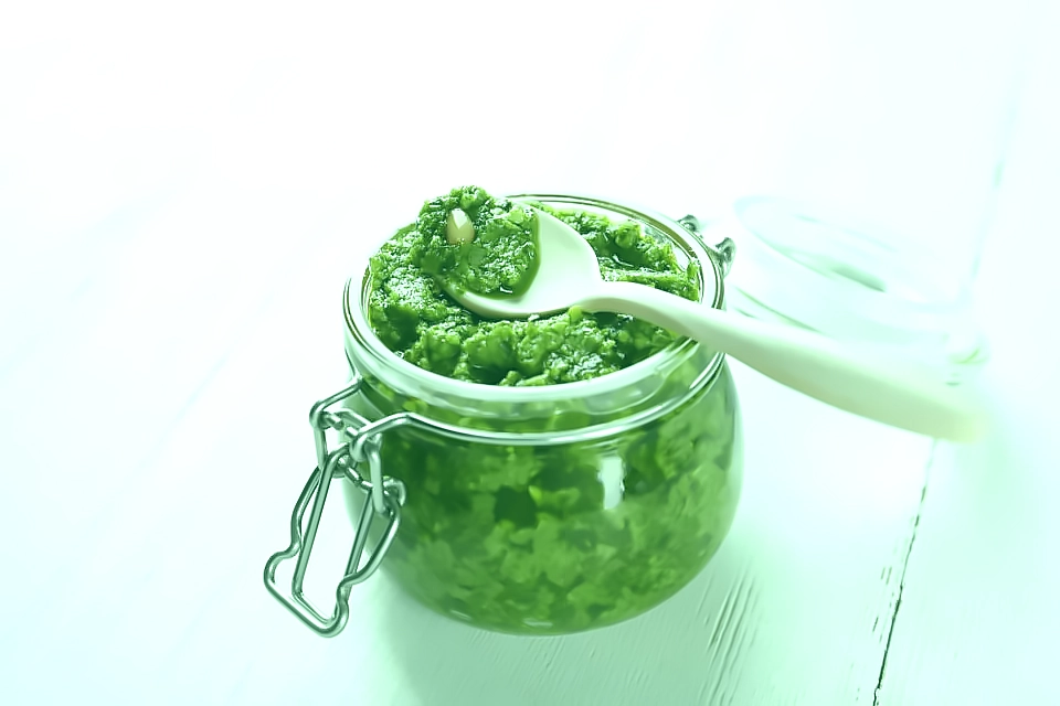 Tomato Leaf Pesto