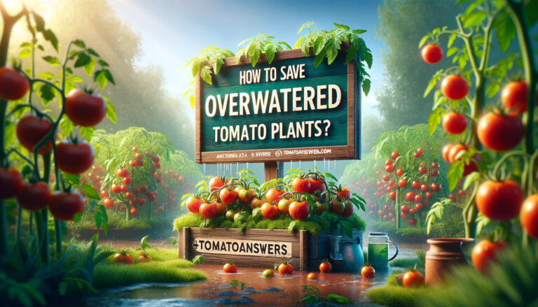 How to Save Overwatered Tomato Plants