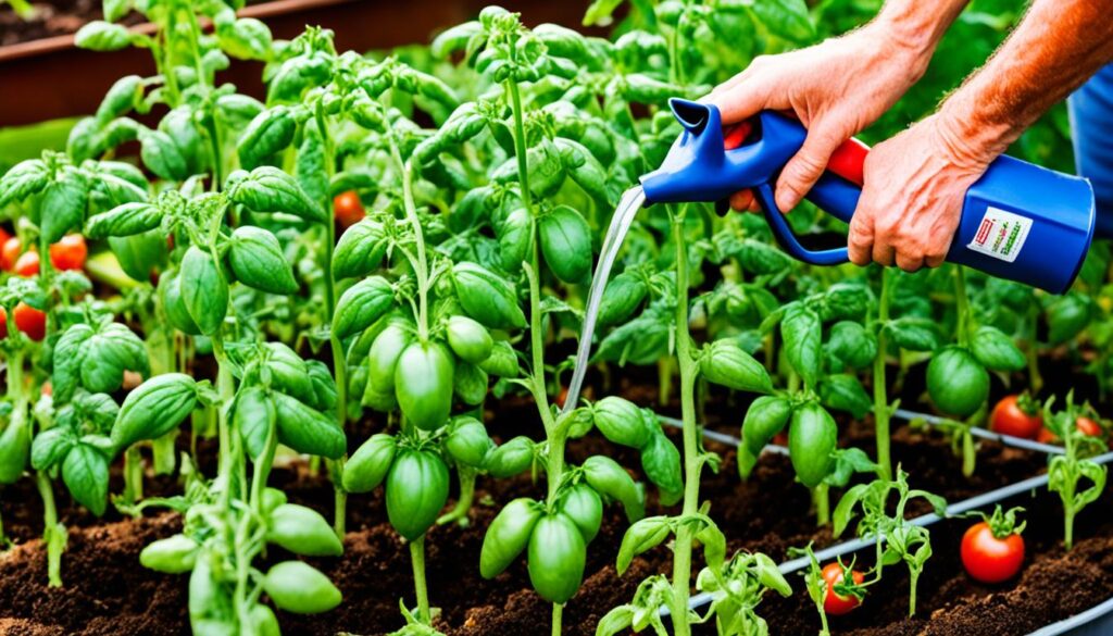 Avoiding over and underwatering tomatoes