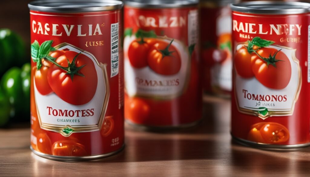 Canned crushed tomatoes