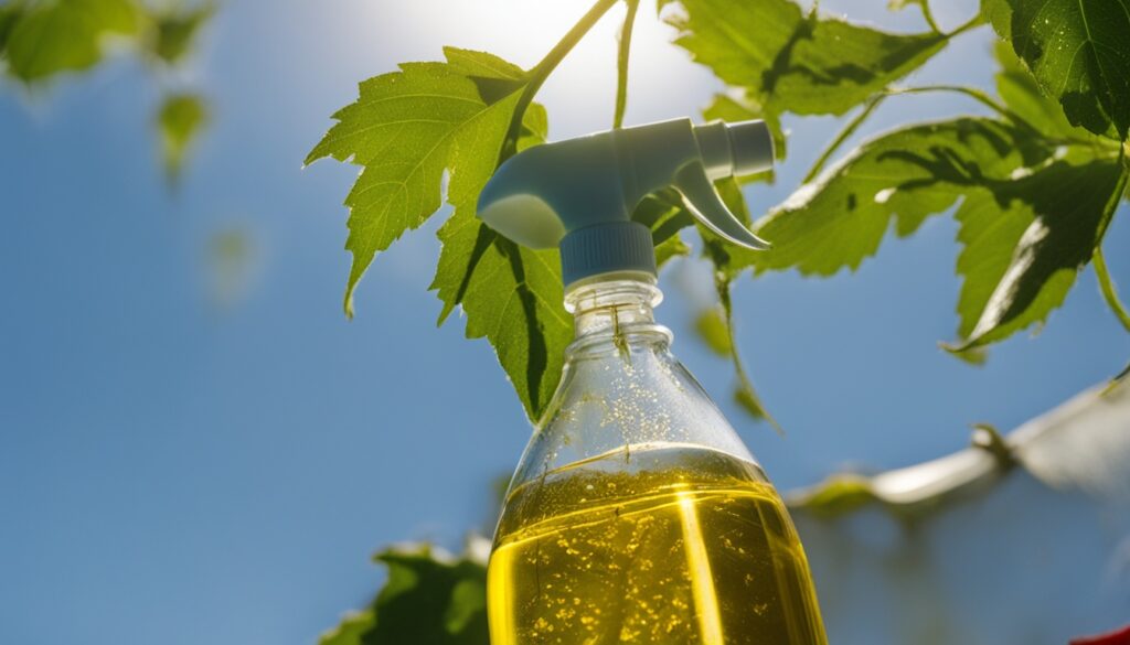 Neem oil spray