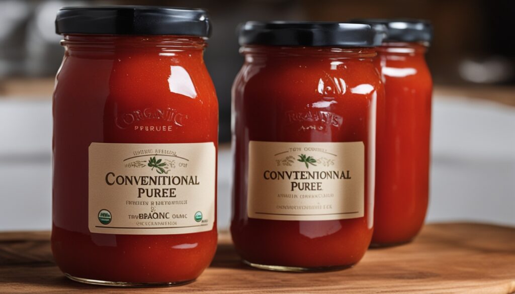 Organic vs. Conventional Tomato Puree