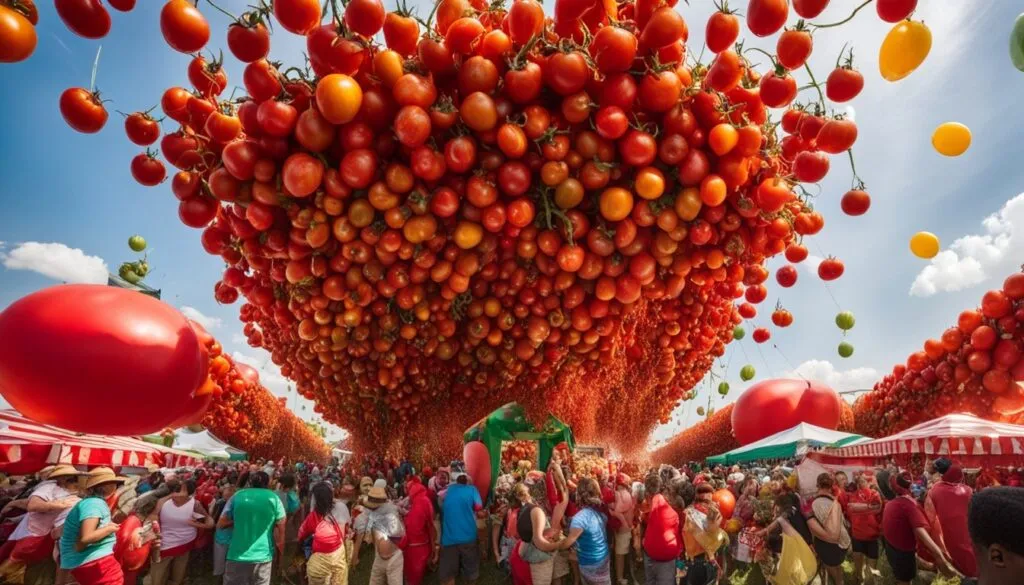 Tomato festival celebrations Tomato festival celebrations