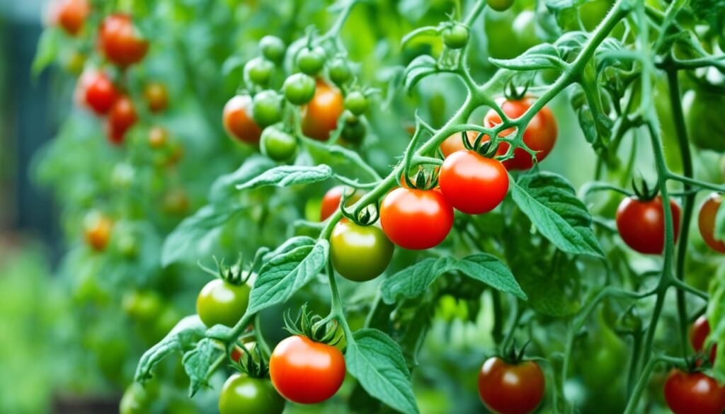 determinate tomato plant