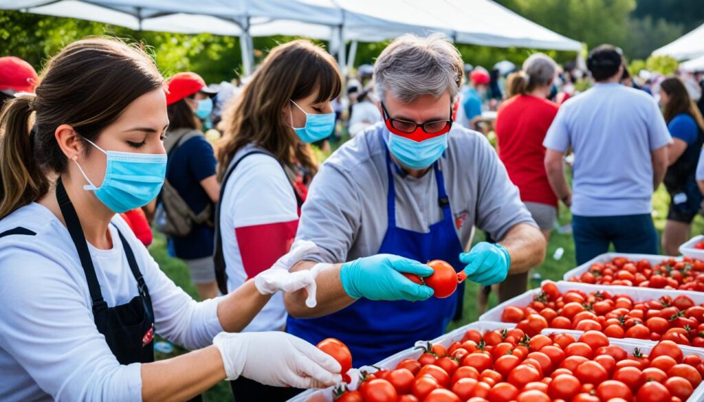 safety at japanese tomato festivals