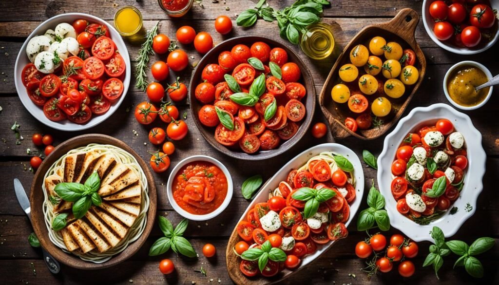traditional mediterranean dishes with tomatoes