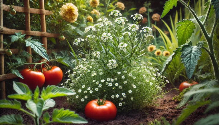 Alyssum and Tomato Companion Planting