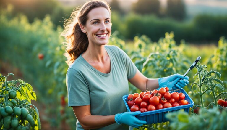 Handling Harvested Tomatoes