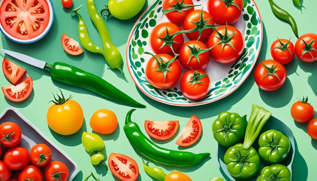 Henri Matisse's Tomatoes and a Green Pepper