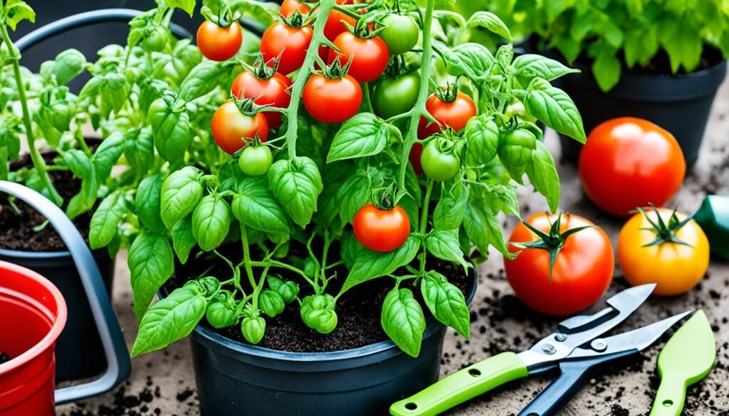 Tomato plant care