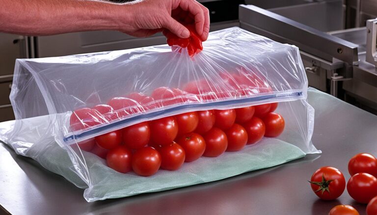 Vacuum Sealing Tomatoes