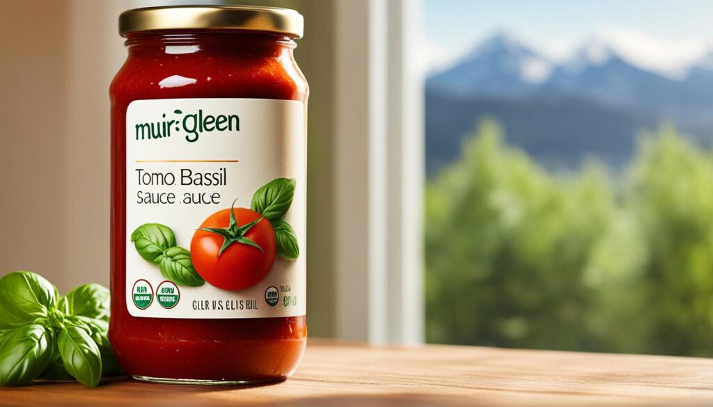 muir glen organic tomato basil sauce