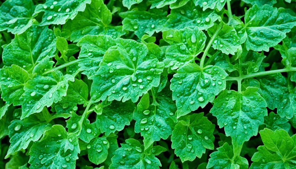 tomato leaves