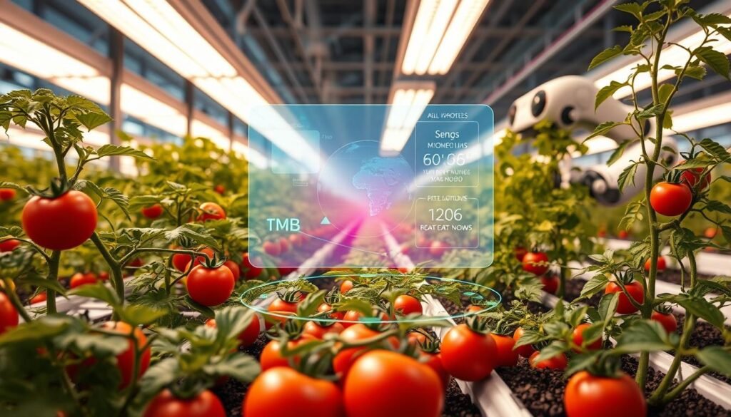 AI climate-based tomato growing