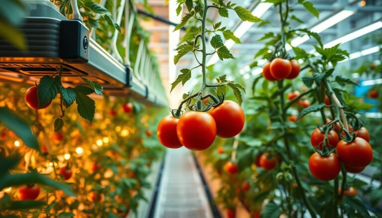 AI hydroponic tomatoes
