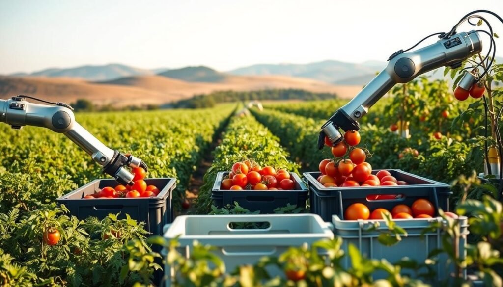 AI tomato harvesting robots
