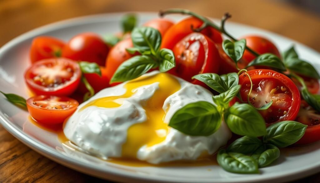 Burrata Cheese Salad Burrata Cheese Salad