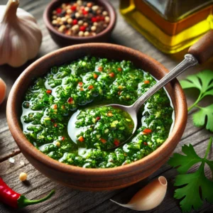 Chimichurri Tomato Pizza