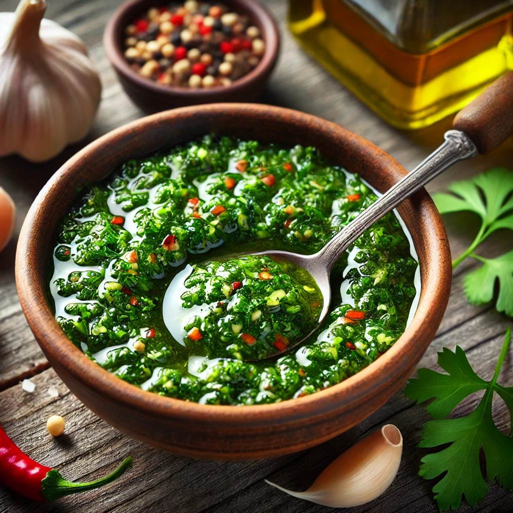 Chimichurri Tomato Pizza