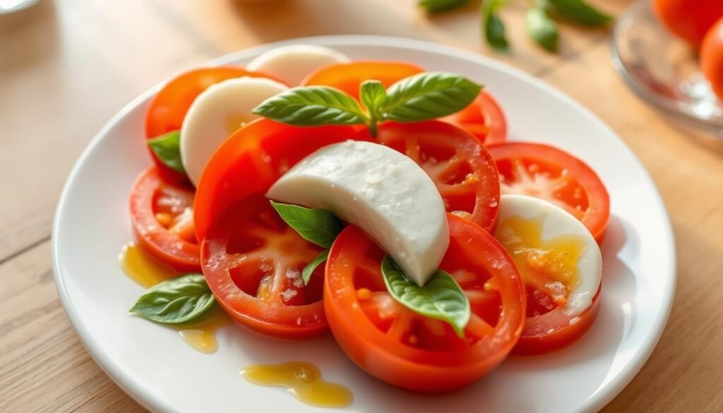 Classic Caprese Salad Preparation Classic Caprese Salad Preparation