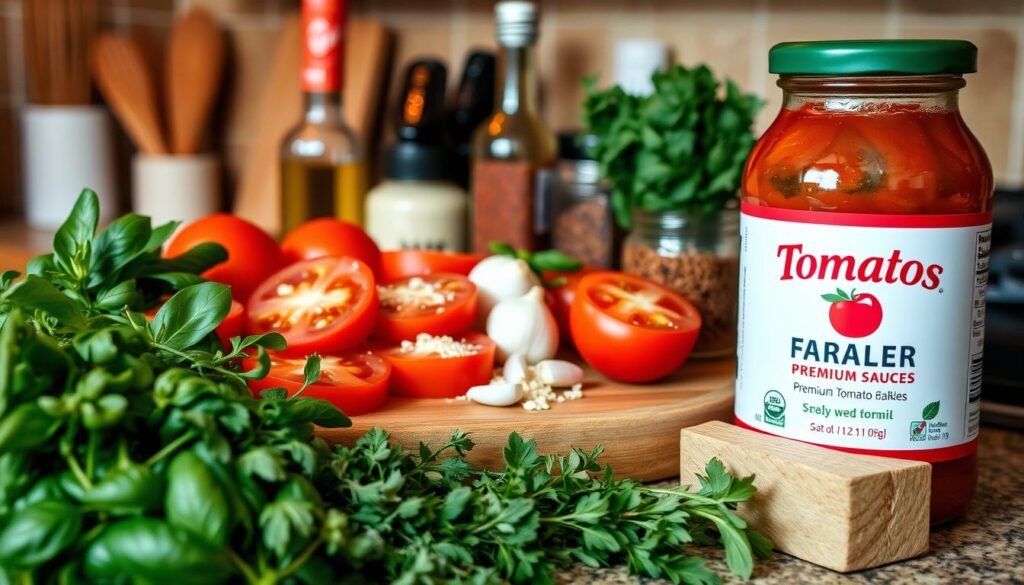 customising tomato basil pasta