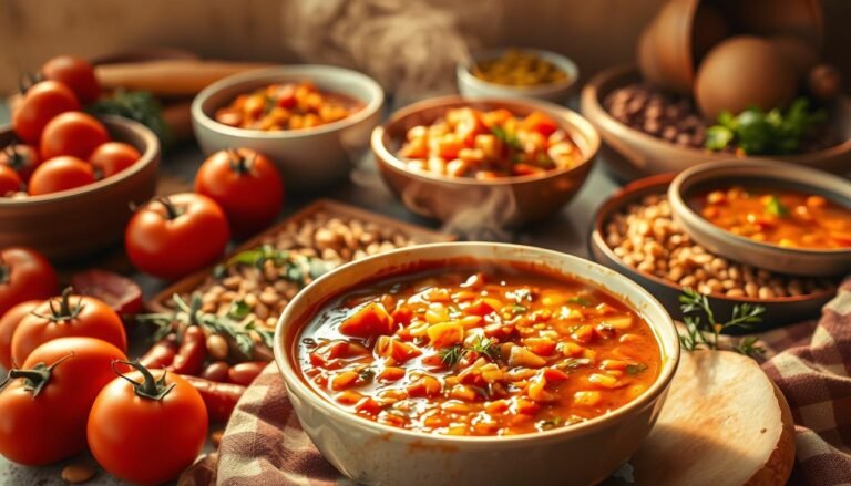 hearty tomato lentil soup