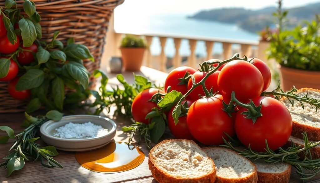 Mediterranean diet and tomatoes