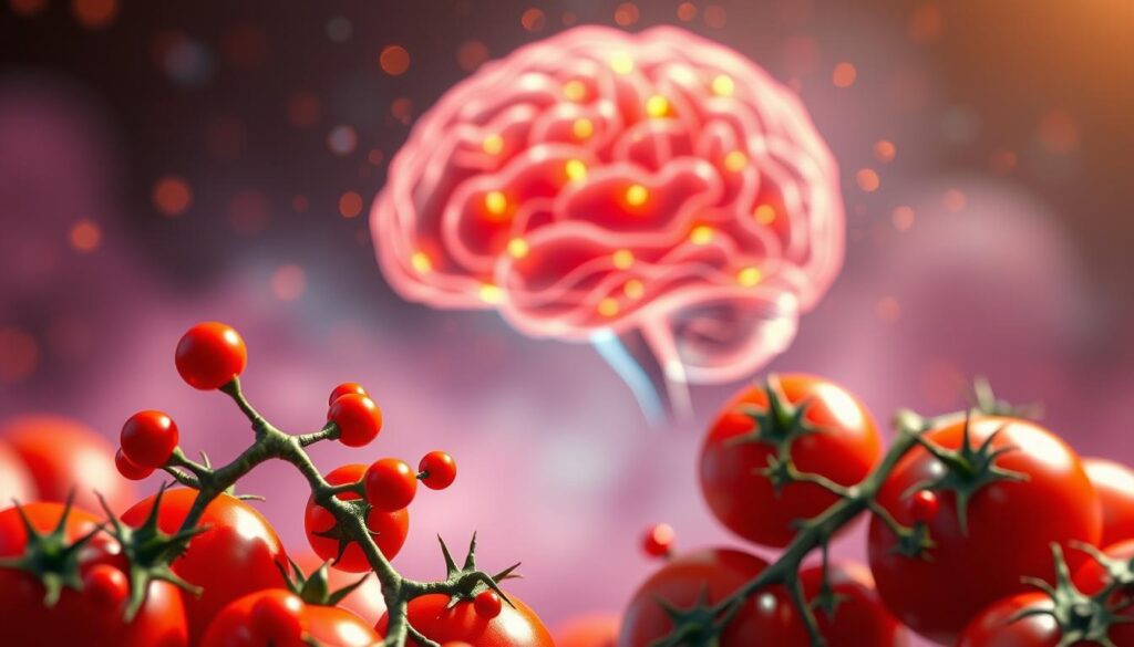 tomato compounds and brain function
