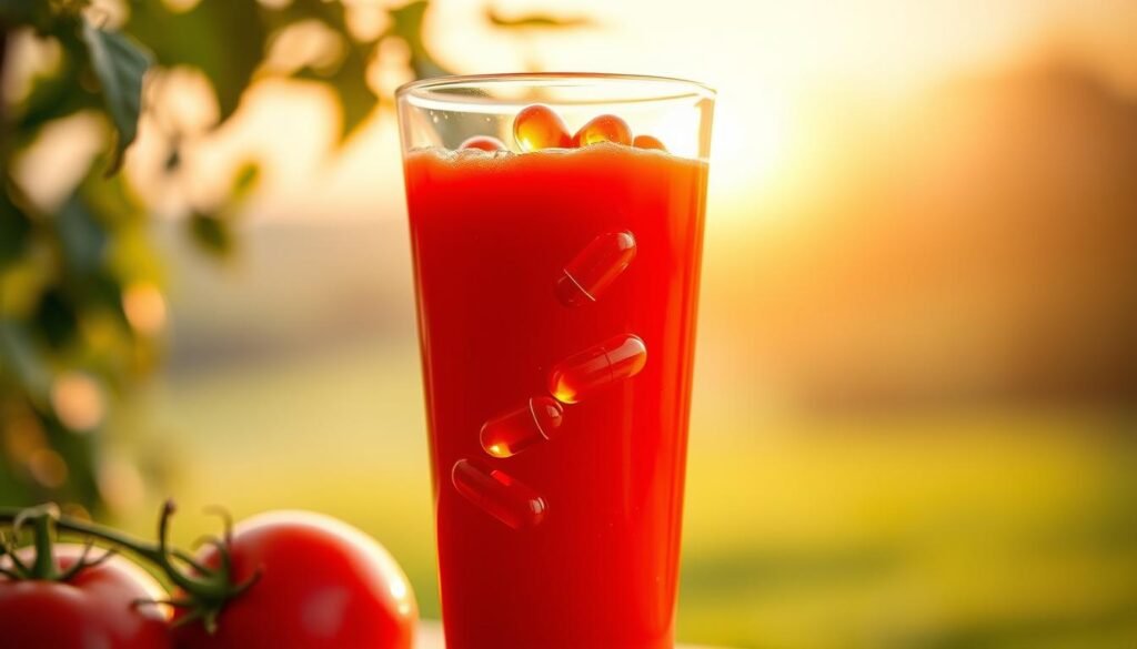 tomato juice and antioxidants