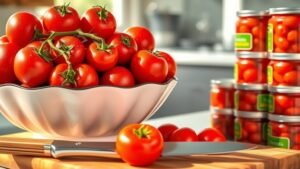 fresh tomatoes for raw dishes
