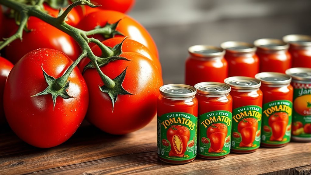 fresh tomatoes taste brighter